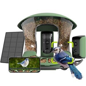 Birdfy 2 Smart Bird Feeder 3 Lenses & 2 Cameras